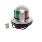 4W 12V IP65 Waterproof Stainless Steel Two-color Marine Signal Light Red and Green LED Lights - Image 6