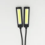 Portable Dual Flexible Arms COB LED Clip Camping Light Reading Desk Laptop Music Stand Lamp - Image 3
