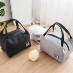 Portable Lunch Bag Thermal Insulated Lunch Box Tote Cooler Bag Bento Pouch Lunch Container School Food Storage Bags - Image 6