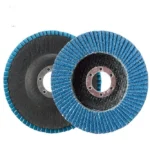 10 PCS 75 Iron Cover Blue Sand Hundred Impeller Zirconium Corundum Louver Grinding Tool - Image 2