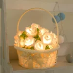 Rose Flower Battery Powered Fairy Lights Wedding Home Birthday Party Garland Decor String Lamp - Image 2