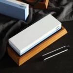 1000/6000 Blue White Whetstone Double-sided Bamboo Base Set - Image 6