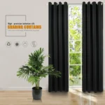 High-precision Curtain Shade Cloth Insulation Solid Curtain - Image 3