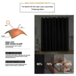 High-precision Curtain Shade Cloth Insulation Solid Curtain - Image 4