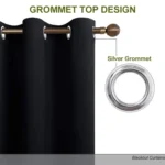 High-precision Curtain Shade Cloth Insulation Solid Curtain - Image 5