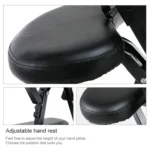 Portable Folding Adjustable Massage Chair Tattoo Scraping Chair Beauty Bed with Armrest - Image 8