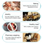 BOH-2012 Digital Multi-function Stainless Steel Food Kitchen Scale with LCD Display, Specification: 10kg/1g - Image 6