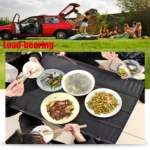 Portable Folding Table Desk Camping Outdoor Picnic Aluminum Ultralight Folding Table - Image 5