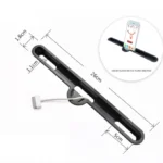 Removable Laptop Desk Lazy Bed Study Desk Bedside Computer Desk, Size:60x40cm - Image 9