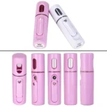 Facial Steamer Nano Steamer Handy  Face Moisture Sprayer Rechargeable Mini USB Charging - Image 3
