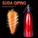 Manual Soda Siphon CO2 Dispenser Water Bubble Generator Cool Drink Cocktail Soda Machine Aluminum Bar DIY Soda Maker, Capacity: 1L - Image 4
