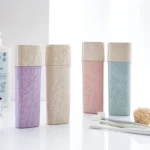 Portable Flower Carved Toothbrush Holder Outdoor Toothrush Cap Case Toothpaste Storage Box Wash Cup - Image 2