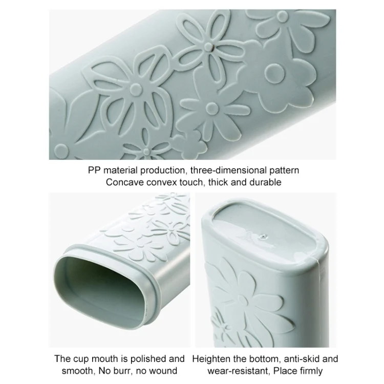 TBD049125901A_3.webp Portable Flower Carved Toothbrush Holder Outdoor Toothrush Cap Case Toothpaste Storage Box Wash Cup - Image 4