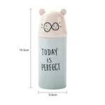 2 PCS Cartoon Protable Travel Home Bathroom Toothbrush Case Storage Box Mouth Cup - Image 2