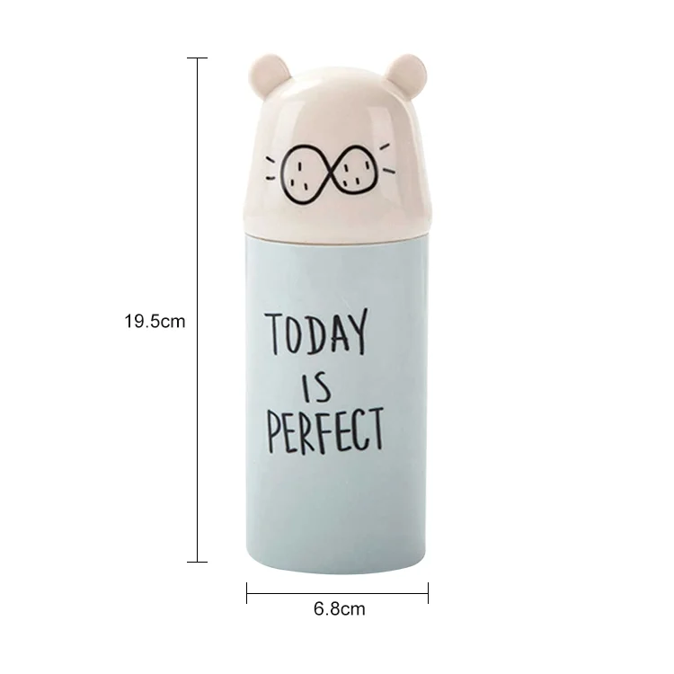TBD049131701A_1.webp 2 PCS Cartoon Protable Travel Home Bathroom Toothbrush Case Storage Box Mouth Cup - Image 2