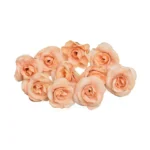 10 Sets 4cm Artificial Flower Silk Rose Flower Head for Wedding Party Home Decoration