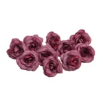 10 Sets 4cm Artificial Flower Silk Rose Flower Head for Wedding Party Home Decoration - Image 4