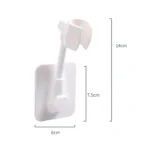 2 PCS Multifunctional Adjustable Shower Bracket Bathroom Paste-type Shower Nozzle Base - Image 2