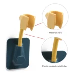 2 PCS Multifunctional Adjustable Shower Bracket Bathroom Paste-type Shower Nozzle Base - Image 3