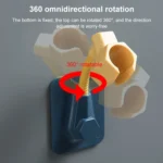 2 PCS Multifunctional Adjustable Shower Bracket Bathroom Paste-type Shower Nozzle Base - Image 5