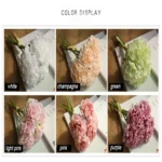 5 Heads Fake Flowers Artificial Flowers Peony Bouquet for Wedding and Home Decoration - Image 3