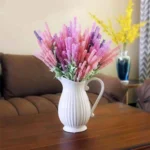 10 PCS DIY Wreath Material Artificial Flowers PE Mini Lavender Wedding Home Decoration - Image 4