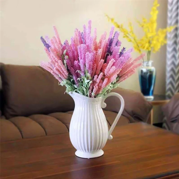 TBD049205501A_3.webp 10 PCS DIY Wreath Material Artificial Flowers PE Mini Lavender Wedding Home Decoration - Image 4