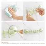 Kitchen Bathroom Wall Powerful Sucker Towel Hook Creative Wall Hanging Hook - Image 5