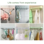Kitchen Bathroom Wall Powerful Sucker Towel Hook Creative Wall Hanging Hook - Image 6