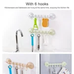 Kitchen Bathroom Wall Powerful Sucker Towel Hook Creative Wall Hanging Hook - Image 7