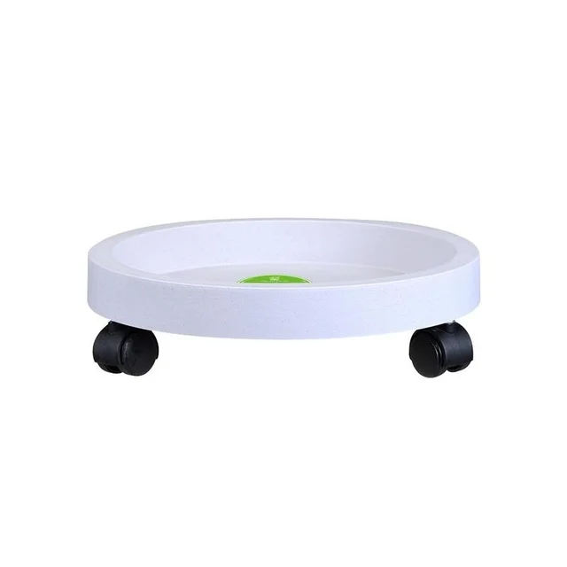 TBD049209601A.webp Universal Round Wheels Pot Tray Easy Moving Plant Pot Tray Garden Plate Plastic Stand - Image 1