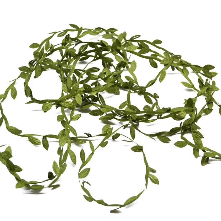 TBD049217106_4.webp 2 PCS Cloth Leaf Garland Decoration Accessories Green Leaf Cane Leaf Simulation DIY Garland Material - Image 5