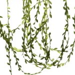 2 PCS Cloth Leaf Garland Decoration Accessories Green Leaf Cane Leaf Simulation DIY Garland Material - Image 6