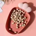 Home Fruit Radish Shaped Plastic Fruit Plate Snack Plate Dried Fruit Plate