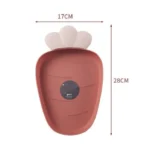 Home Fruit Radish Shaped Plastic Fruit Plate Snack Plate Dried Fruit Plate - Image 3