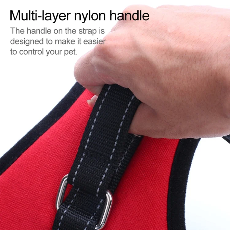 TBD049228302C_3.webp Adjustable Harness For Small Medium Large Dogs Pet Walking Hand Strap - Image 4