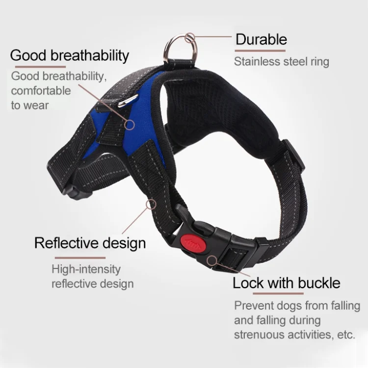 TBD049228302C_4.webp Adjustable Harness For Small Medium Large Dogs Pet Walking Hand Strap - Image 5