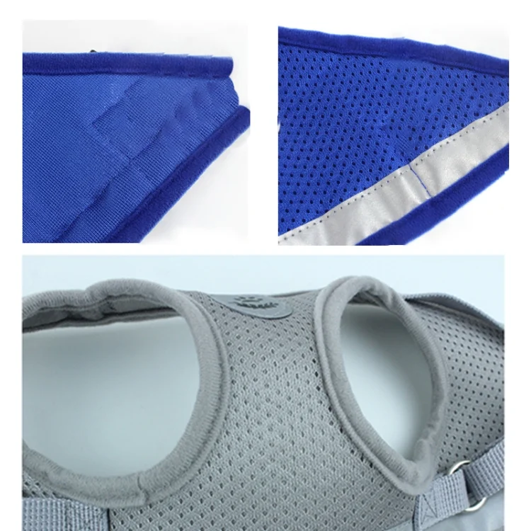 TBD049234801A_5.webp Adjustable Polyester Mesh Reflective Vest Lead Leash for Pet Dog - Image 6