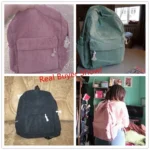 Soft Fabric Backpack Female Corduroy Design School Backpack for Teenage Girls Women - Image 5