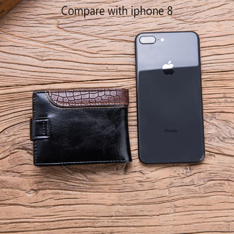 TBD049332301A_3.webp Men Vintage Leather Hasp Short Coin Pocket Purse Card Holder Wallets - Image 4