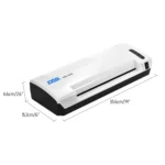 DSB HQ236 Laminator A4 File Laminating Machine Photo Sealing Machine Cold Laminating Thermoplastic Machine with Paper Trimmer Cutter - Image 2