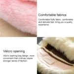 Cute Princess Girl Mini Cross body Bag Fashion Bowknot Imitation Fur Shoulder Messenger Bag Purse - Image 4