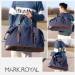 Canvas Leather Men Travel Bags Carry on Luggage Bags Men Duffel Bags Handbag Travel - Image 4