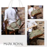 Canvas Leather Men Travel Bags Carry on Luggage Bags Men Duffel Bags Handbag Travel - Image 8