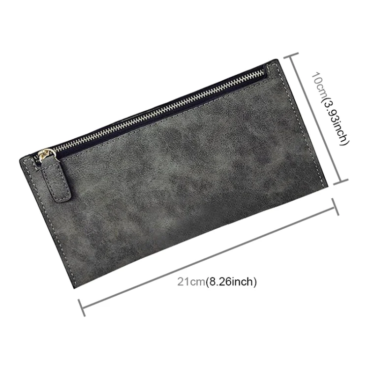 TBD049394301A_1.webp Ladies Long Wallet Simple Style Coin Purse Leather Thin Wallets - Image 6