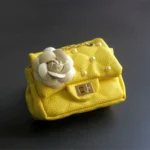 Flower Rivet Glitter Metal Chain Kid Shoulder Bag