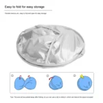 3PCS DIY Hair Cutting Cloak Umbrella Cape Salon Barber Creative Apron - Image 3