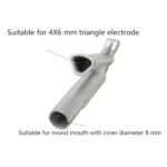 Titanium Alloy Plastic Welding Torch Triangle Welding Nozzle Floor Welding Nozzle - Image 4