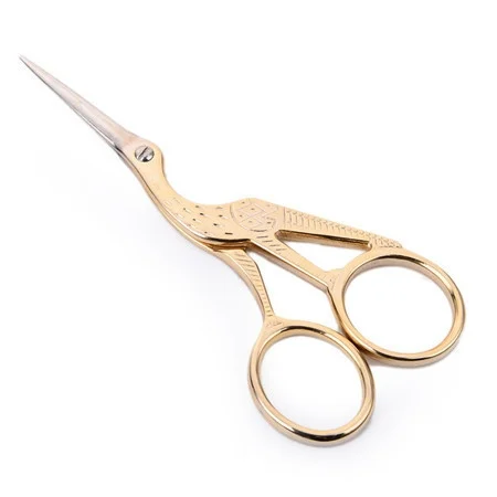Crane Tailor Scissor Cross Stitch Retro Craft Sewing Scissor