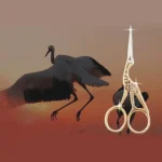 Crane Tailor Scissor Cross Stitch Retro Craft Sewing Scissor - Image 3